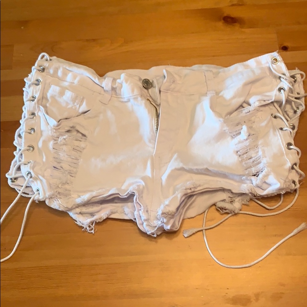 White shorts